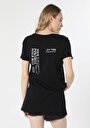 thumb-Afficher les détails de T-shirt À Manches Courtes Noir Regular Fit  Femme