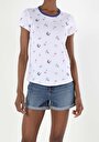 thumb-Afficher les détails de T-shirt À Manches Courtes Blanc Regular Fit  Femme