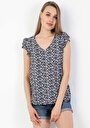 thumb-Afficher les détails de T-shirt À Manches Courtes Marine Regular Fit  Femme