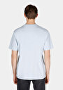 thumb-Afficher les détails de T-shirt À Manches Courtes Bleu Comfort Fit Droit Homme