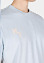 thumb-Afficher les détails de T-shirt À Manches Courtes Bleu Comfort Fit Droit Homme