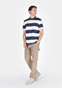 thumb-Afficher les détails de T-shirt À Manches Courtes Marine Comfort Fit Rayé Homme