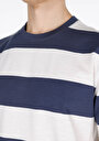 thumb-Afficher les détails de T-shirt À Manches Courtes Marine Comfort Fit Rayé Homme