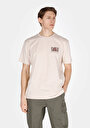 thumb-Afficher les détails de T-shirt À Manches Courtes Beige Comfort Fit Droit Homme