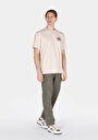 thumb-Afficher les détails de T-shirt À Manches Courtes Beige Comfort Fit Droit Homme