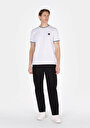 thumb-Afficher les détails de Pantalon Noir Düz Paça Medium Rise En Gabardine Regular Fit Homme