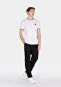 thumb-Afficher les détails de Pantalon Noir Düz Paça Medium Rise En Gabardine Regular Fit Homme