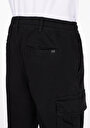 thumb-Afficher les détails de Pantalon Noir Düz Paça Medium Rise En Gabardine Regular Fit Homme
