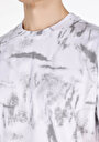 thumb-Afficher les détails de T-shirt À Manches Courtes Blanc Comfort Fit Imprimé Homme