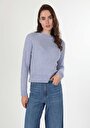 thumb-Afficher les détails de Pull Bleu Regular Fit   Femme