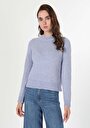 thumb-Afficher les détails de Pull Bleu Regular Fit   Femme