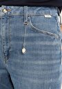thumb-Afficher les détails de 891 Maya Pantalon Denim   En  Slim Fit Femme