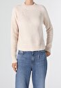 thumb-Afficher les détails de Pull Ecru Regular Fit   Femme