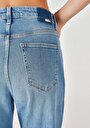thumb-Afficher les détails de 896  Maria Pantalon Bleu   En  Mom Fit Femme