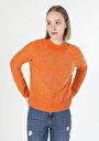 thumb-Afficher les détails de Pull Orange Regular Fit   Femme