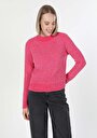 thumb-Afficher les détails de Pull Rose Regular Fit   Femme