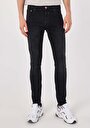 thumb-Afficher les détails de 040 Alex Pantalon Noir   En  Skinny Fit Homme