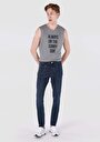 thumb-Afficher les détails de 041 Danny Pantalon Bleu Foncé   En  Slim Fit Homme