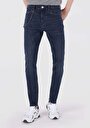 thumb-Afficher les détails de 041 Danny Pantalon Bleu Foncé   En  Slim Fit Homme