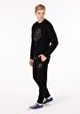 thumb-Afficher les détails de Pantalon De Survêtement Noir Comfort Fit Homme