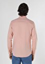 thumb-Afficher les détails de Chemise À Manches Longues Saumon Slim Fit   Homme