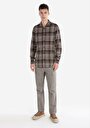 thumb-Afficher les détails de Chemise À Manches Longues Marron    Homme