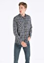 thumb-Afficher les détails de Chemise À Manches Longues Bleu    Homme