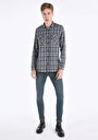 thumb-Afficher les détails de Chemise À Manches Longues Bleu    Homme