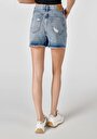 thumb-Afficher les détails de Short Denim Mom Short Femme