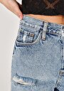 thumb-Afficher les détails de Short Denim Mom Short Femme