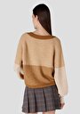 thumb-Afficher les détails de Cardigan Tricot Marron  Femme
