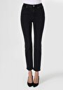 thumb-Afficher les détails de 703 Carla Pantalon Noir   En  Slim Fit Femme