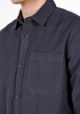 thumb-Afficher les détails de Surchemise Manches Longues Anthracite Comfort Fit Homme