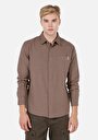 thumb-Afficher les détails de Chemise À Manches Longues  Regular Fit Droit Ratière Homme