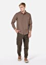 thumb-Afficher les détails de Chemise À Manches Longues  Regular Fit Droit Ratière Homme