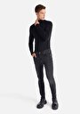 thumb-Afficher les détails de 035 Ryan Pantalon Noir Skinny  Leg High Rise En  Skinny Fit Homme