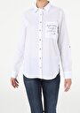 thumb-Afficher les détails de Chemise À Manches Longues Blanc Regular Fit   Femme