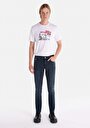 thumb-Afficher les détails de 041 Danny Pantalon Bleu Foncé Slim Leg Low Rise En  Slim Fit Homme