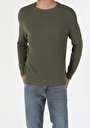 thumb-Afficher les détails de Pull Kaki Regular Fit   Homme