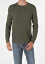 thumb-Afficher les détails de Pull Kaki Regular Fit   Homme