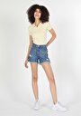 thumb-Afficher les détails de Short Denim Mom Fit Femme