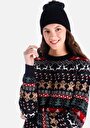 thumb-Afficher les détails de Pull Marine Regular Fit Manches Longues  Femme