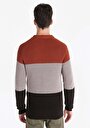 thumb-Afficher les détails de Pull Marron Regular Fit Manches Longues  Homme