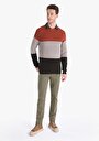 thumb-Afficher les détails de Pull Marron Regular Fit Manches Longues  Homme
