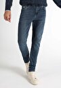 thumb-Afficher les détails de 041 Danny Pantalon Bleu Foncé Slim Leg Low Rise En  Slim Fit Homme