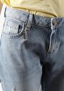 thumb-Afficher les détails de 893 Julia Pantalon Bleu Tapered Leg  En  Boyfriend Fit Femme