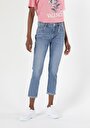 thumb-Afficher les détails de 893 Julia Pantalon Denim Tapered Leg  En  Boyfriend Fit Femme