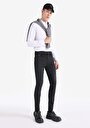 thumb-Afficher les détails de 041 Danny Pantalon Noir Slim Leg Low Rise En  Slim Fit Homme