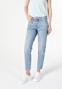 thumb-Afficher les détails de 892 Alina Pantalon Denim Tapered Leg  En  Slim Boyfriend Fit Femme