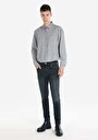 thumb-Afficher les détails de 041 Danny Pantalon Bleu Foncé Slim Leg Low Rise En  Slim Fit Homme